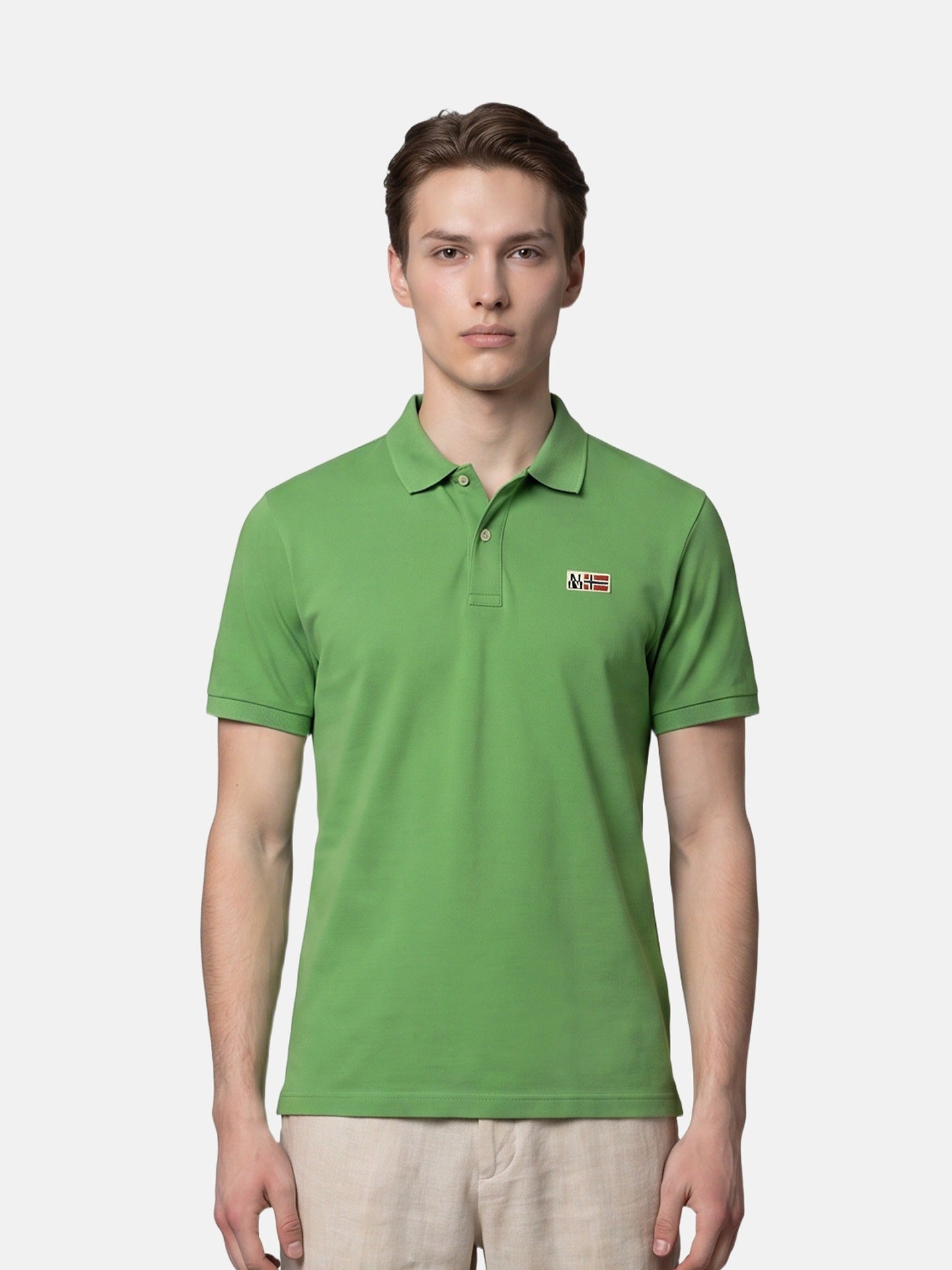 Polo in Cotone Verde