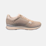 Sneakers Platform in Pelle Vegana Beige