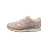 Sneakers Platform in Pelle Vegana Beige