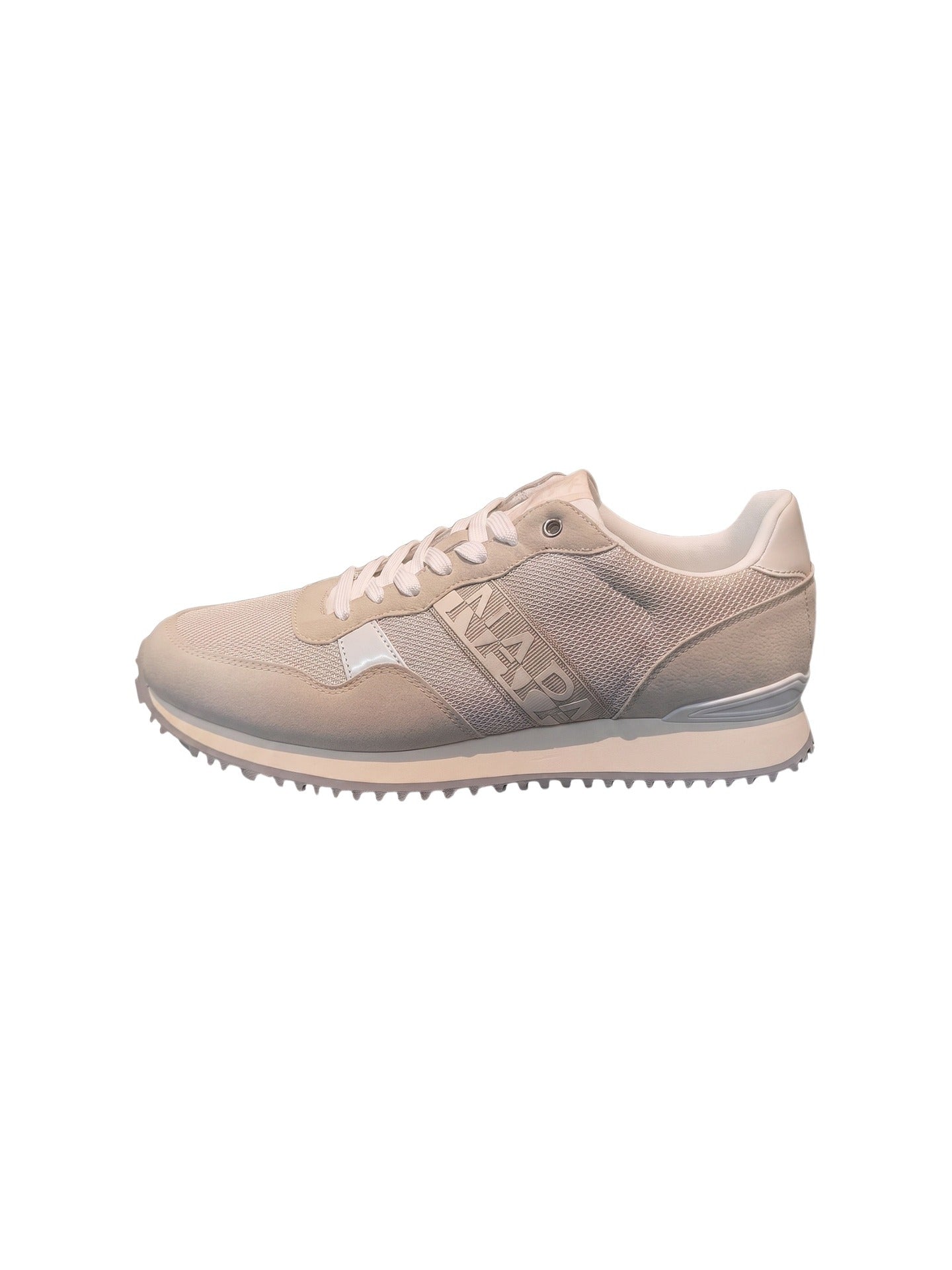 Sneakers Platform in Pelle Vegana Beige