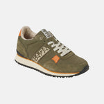 Sneakers Platform in Pelle Vegana Marrone