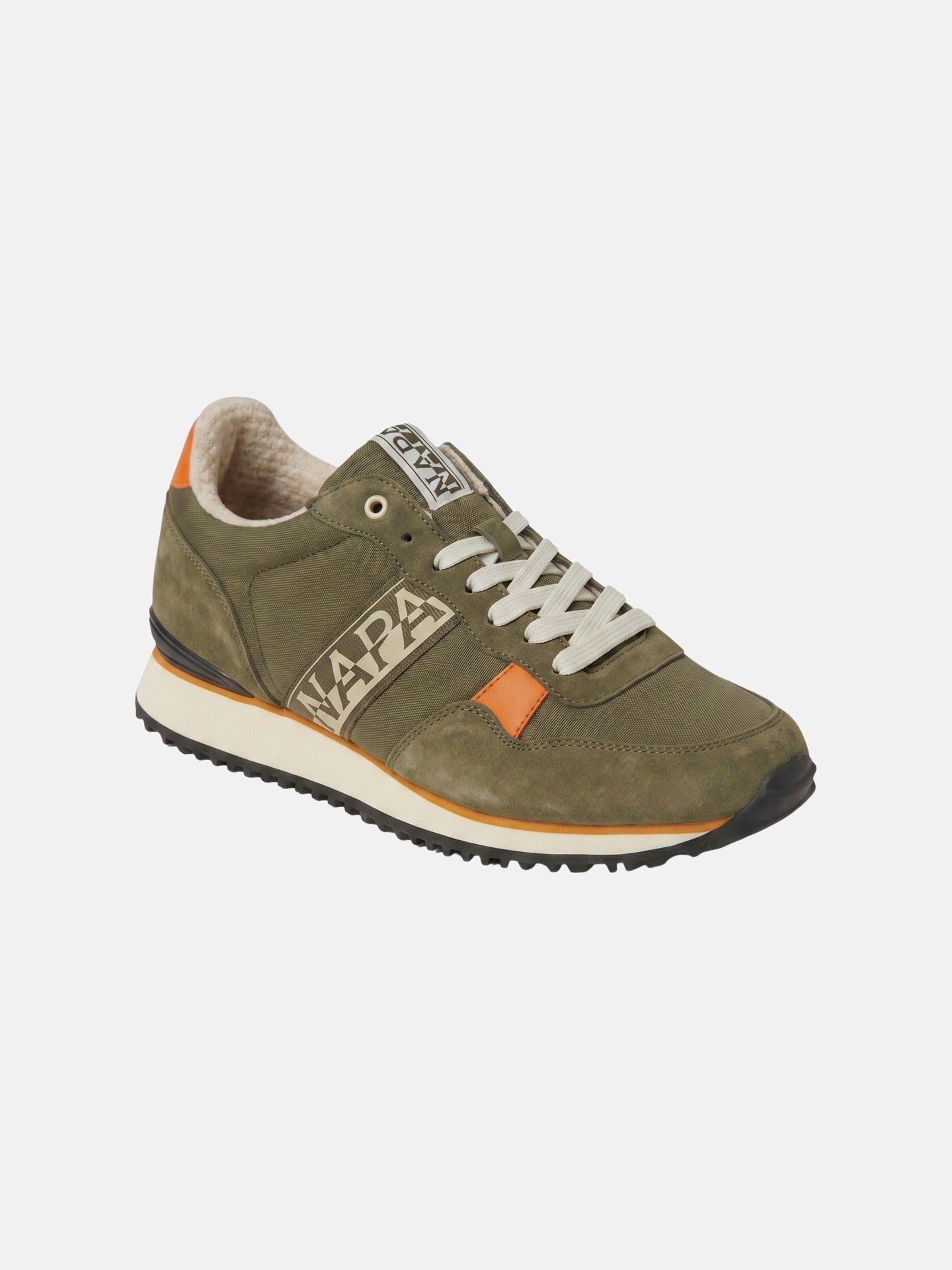 Sneakers Platform in Pelle Vegana Marrone