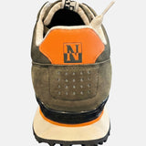 Sneakers Platform in Pelle Vegana Marrone
