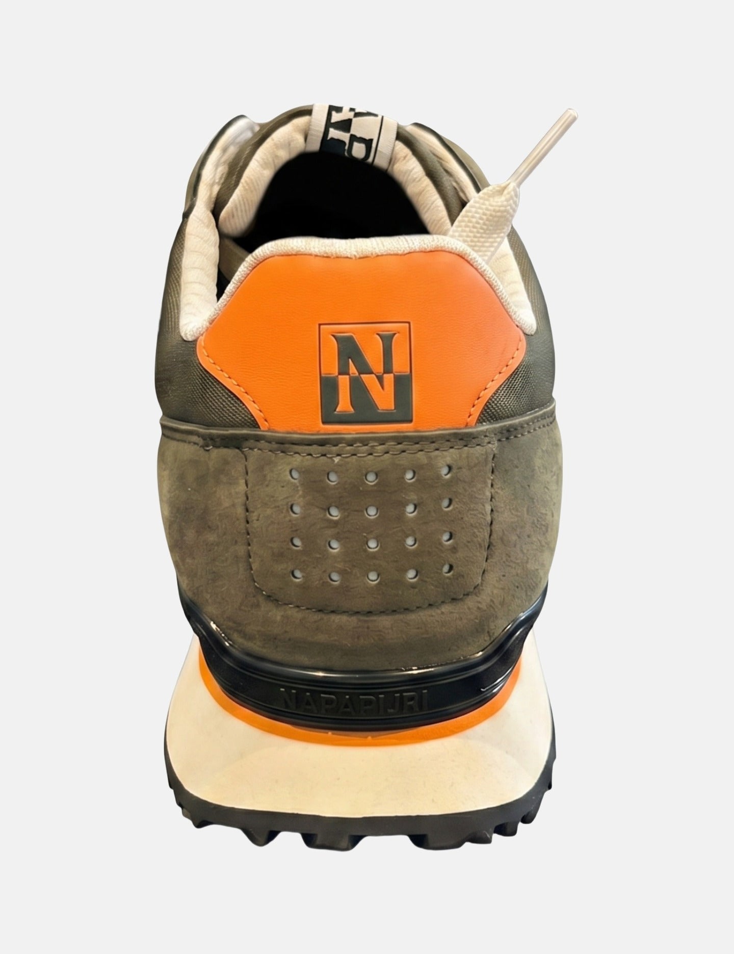 Sneakers Platform in Pelle Vegana Marrone