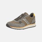 Sneakers Platform in Pelle Vegana Marrone