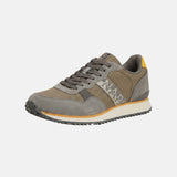 Sneakers Platform in Pelle Vegana Marrone
