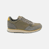 Sneakers Platform in Pelle Vegana Marrone