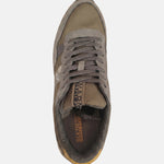 Sneakers Platform in Pelle Vegana Marrone