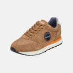 Sneakers Platform in Pelle Marrone