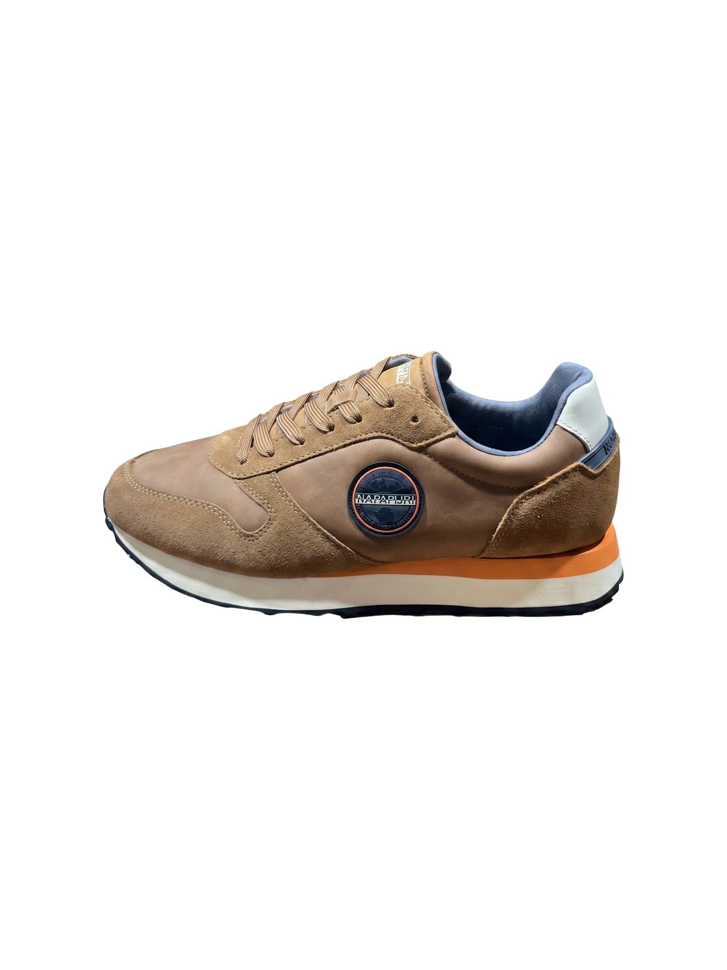 Sneakers Platform in Pelle Marrone