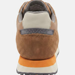 Sneakers Platform in Pelle Marrone