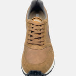 Sneakers Platform in Pelle Marrone