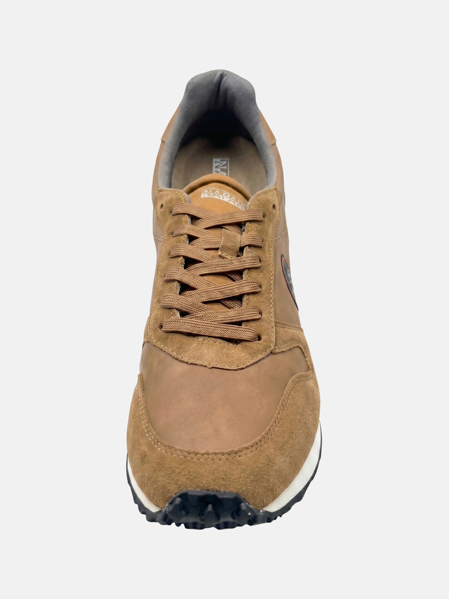 Sneakers Platform in Pelle Marrone