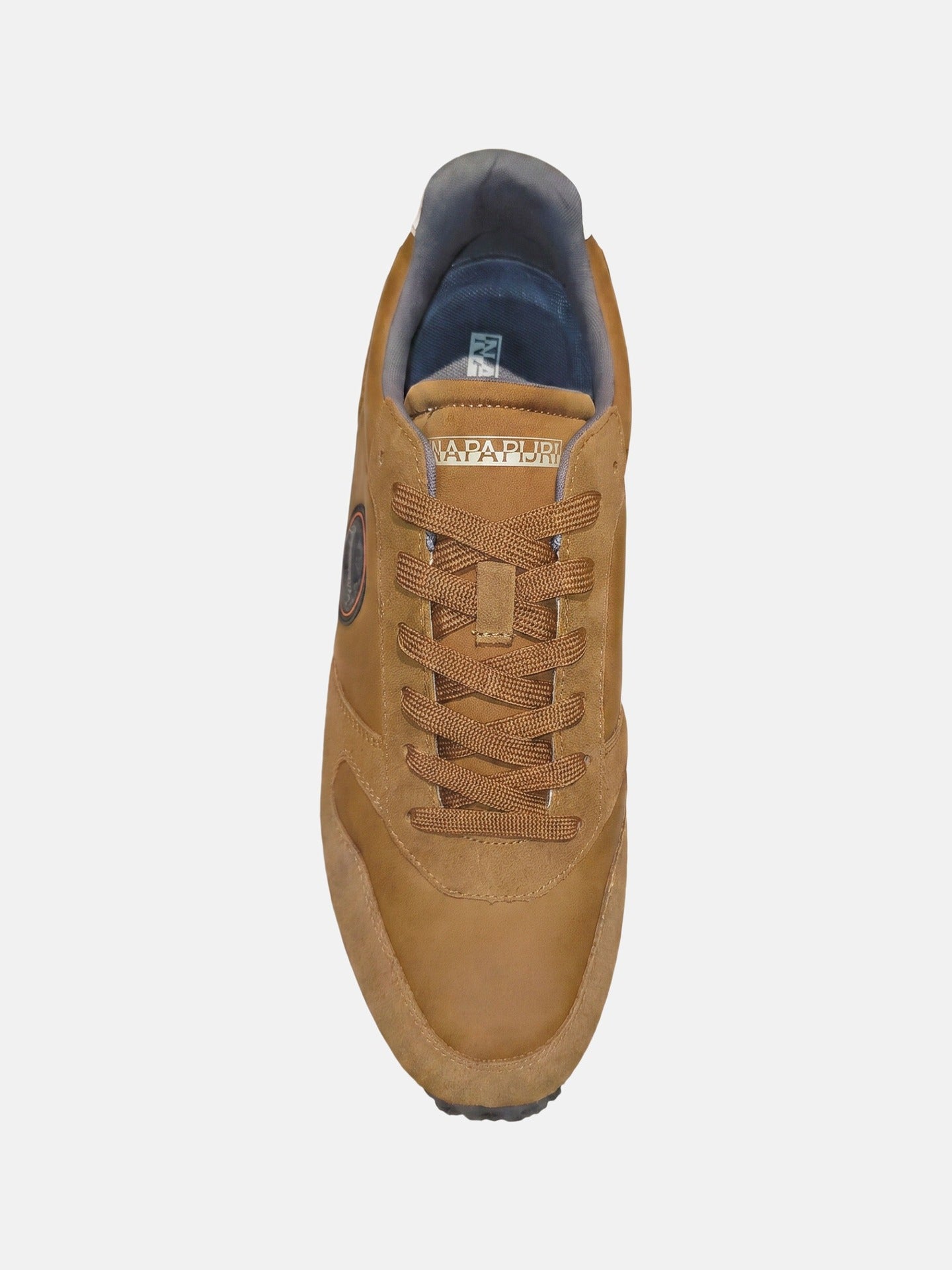 Sneakers Platform in Pelle Marrone
