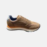 Sneakers Platform in Pelle Marrone