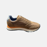 Sneakers Platform in Pelle Marrone