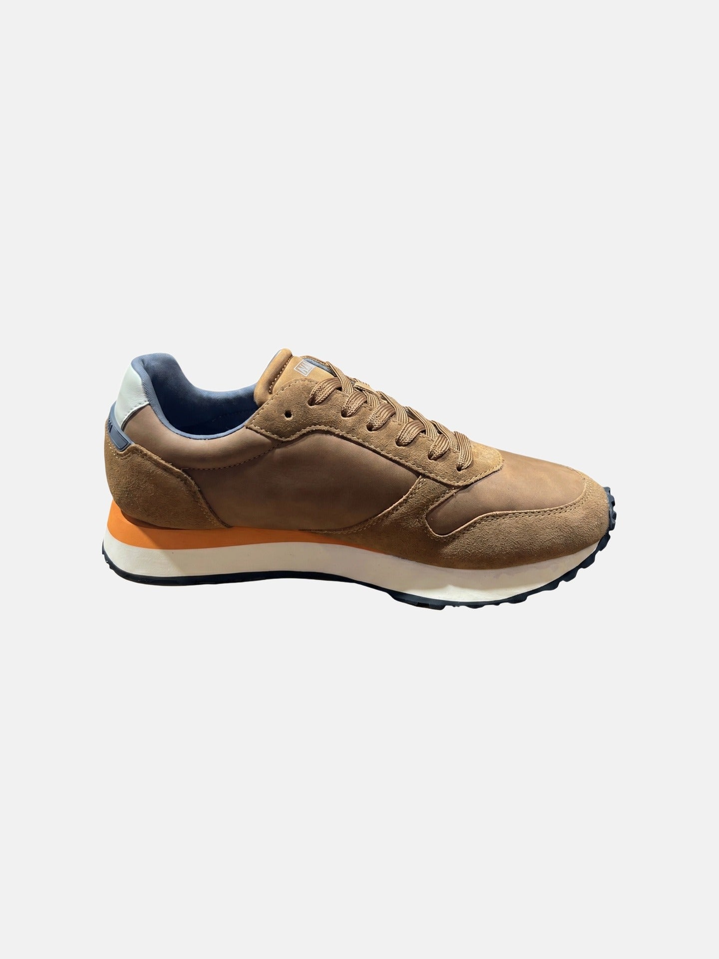 Sneakers Platform in Pelle Marrone