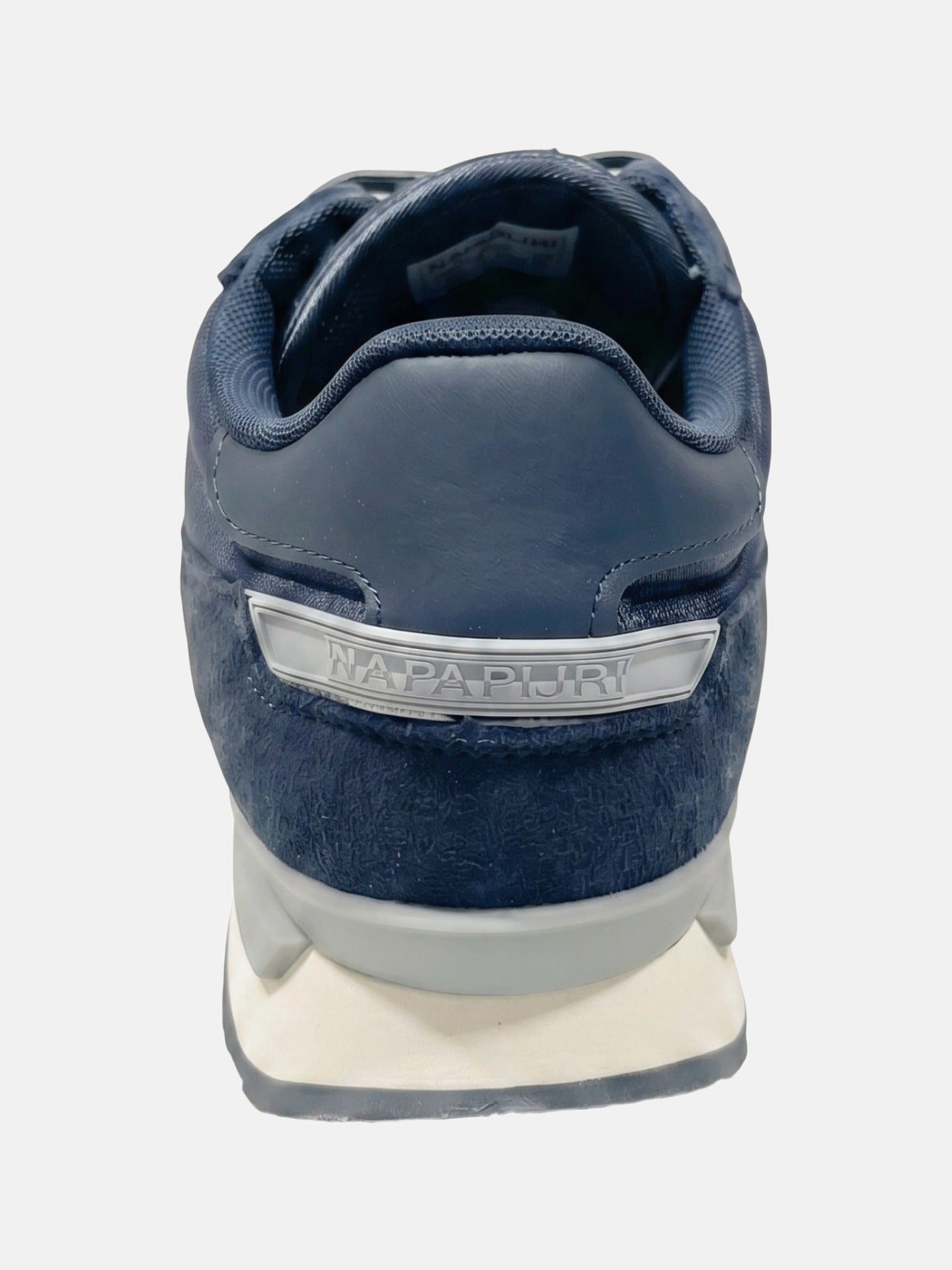 Sneakers Platform in Pelle Blu