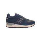 Sneakers Platform in Pelle Blu