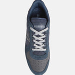Sneakers Platform in Pelle Blu