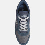 Sneakers Platform in Pelle Blu