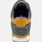 Sneakers Platform in Pelle Verde