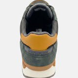 Sneakers Platform in Pelle Verde