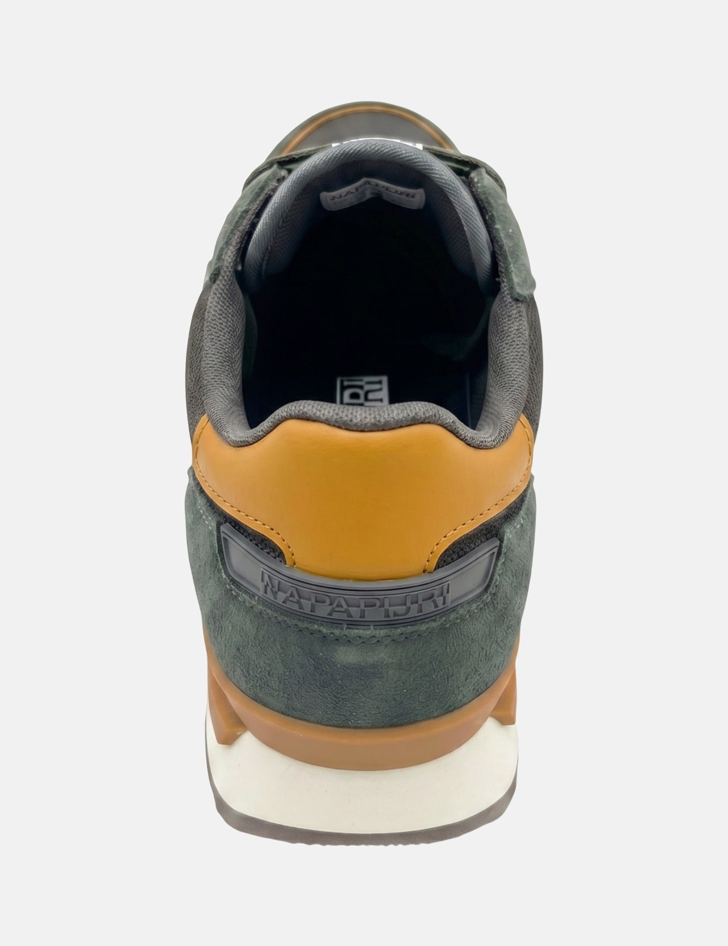 Sneakers Platform in Pelle Verde