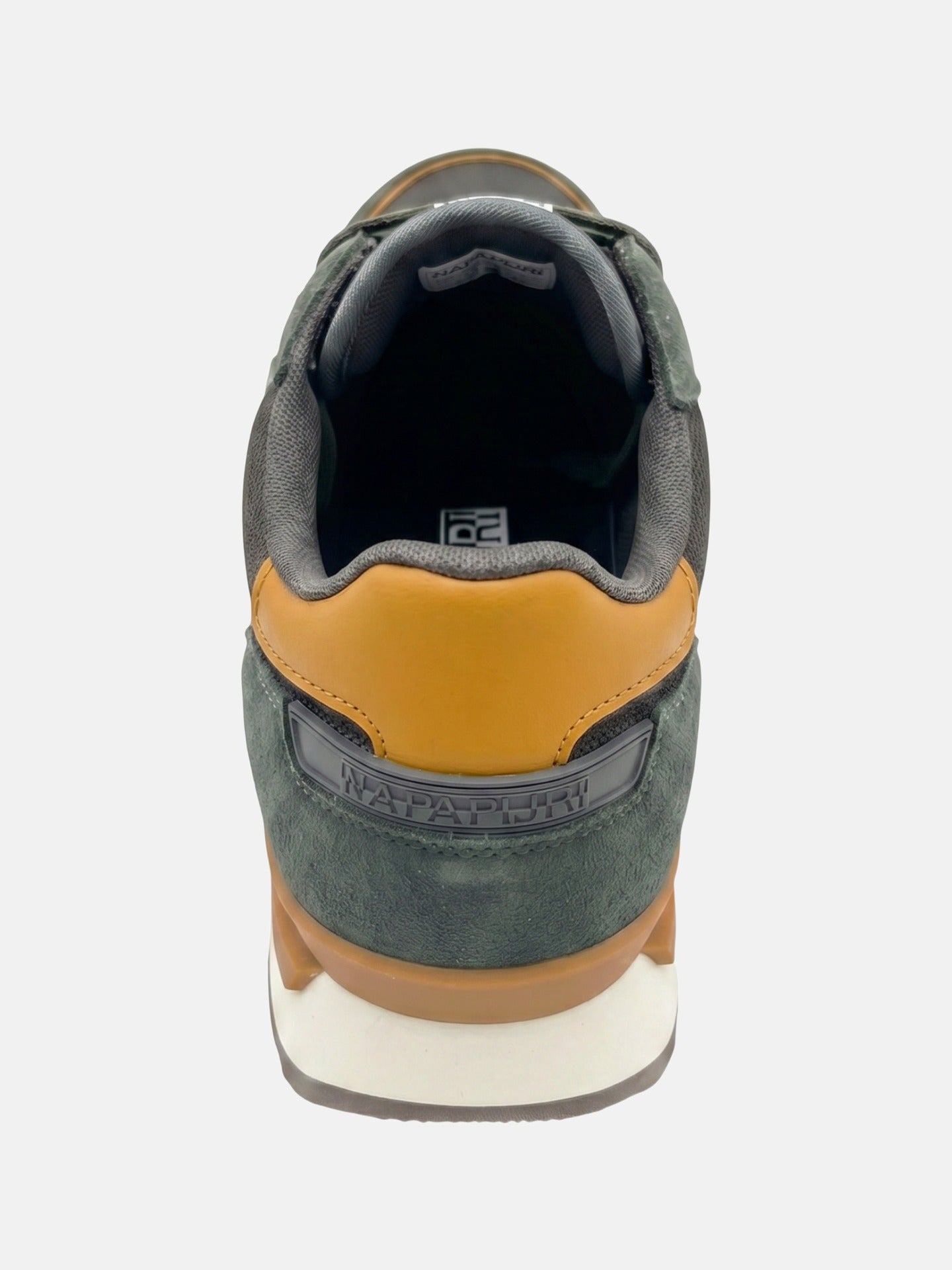 Sneakers Platform in Pelle Verde