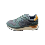 Sneakers Platform in Pelle Verde
