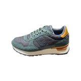 Sneakers Platform in Pelle Verde