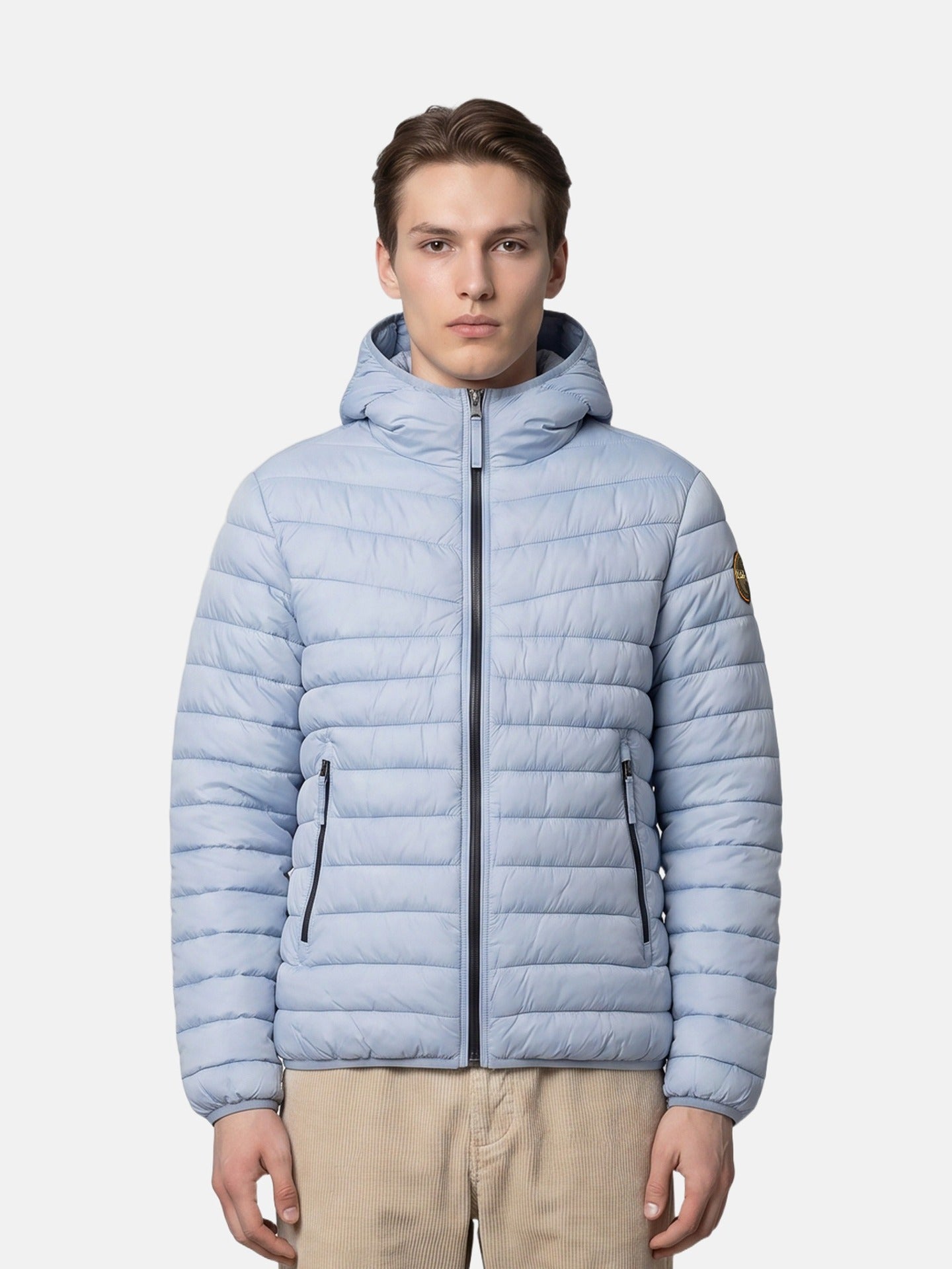 Giubbotto in Pelle Vegana Blu
