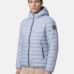 Giubbotto in Pelle Vegana Blu