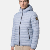 Giubbotto in Pelle Vegana Blu