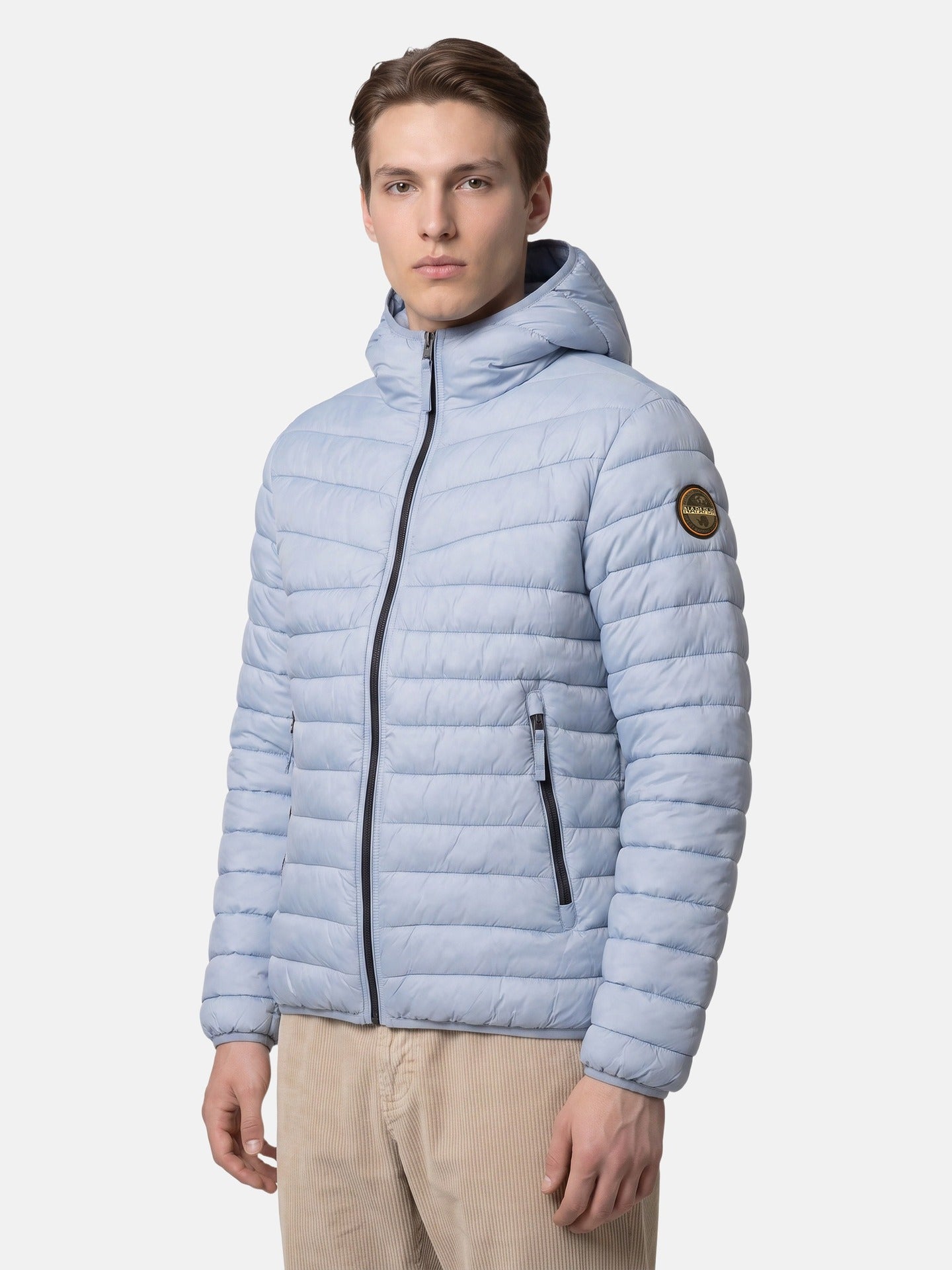Giubbotto in Pelle Vegana Blu