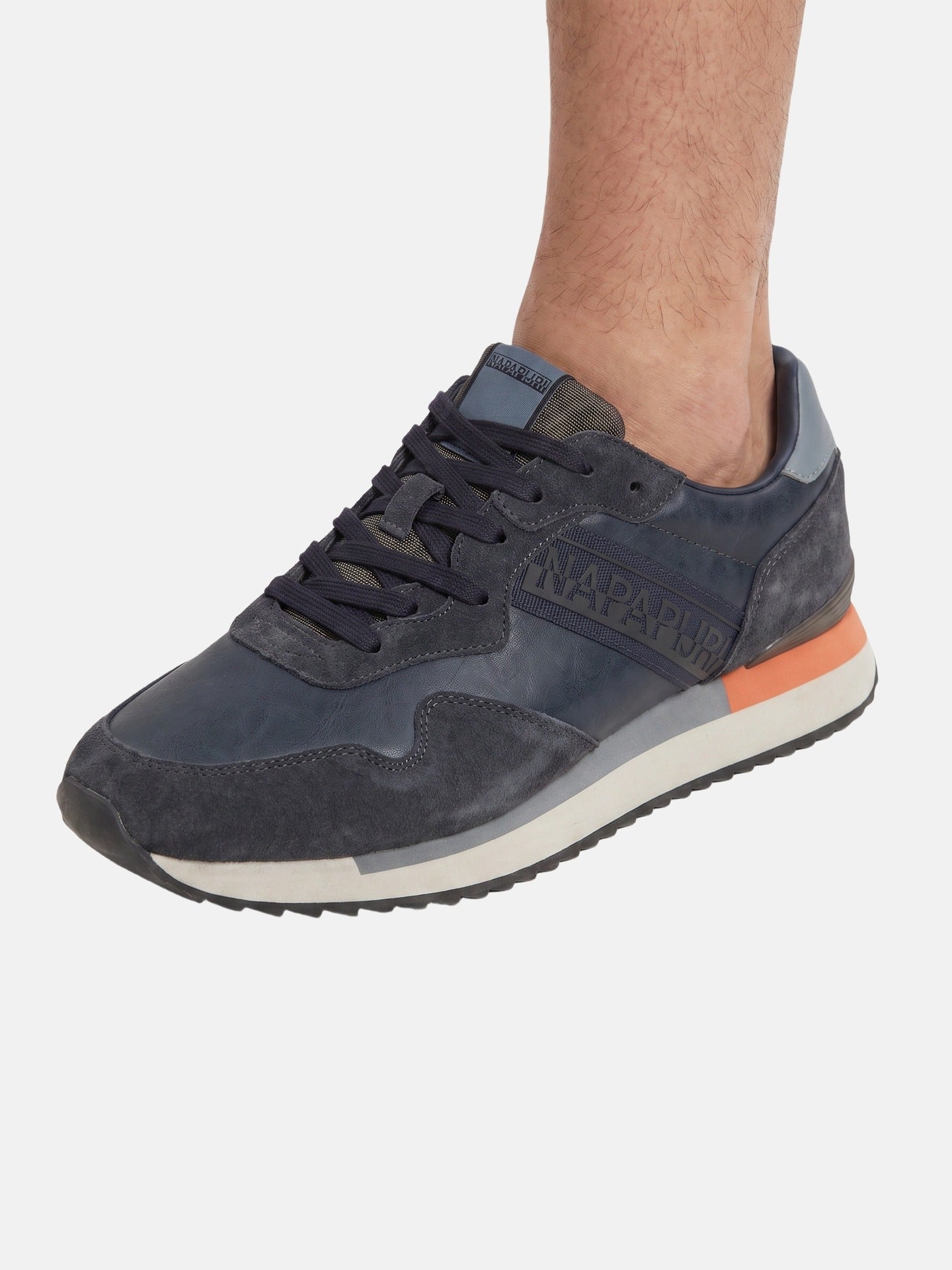Sneakers Platform in Pelle Marrone