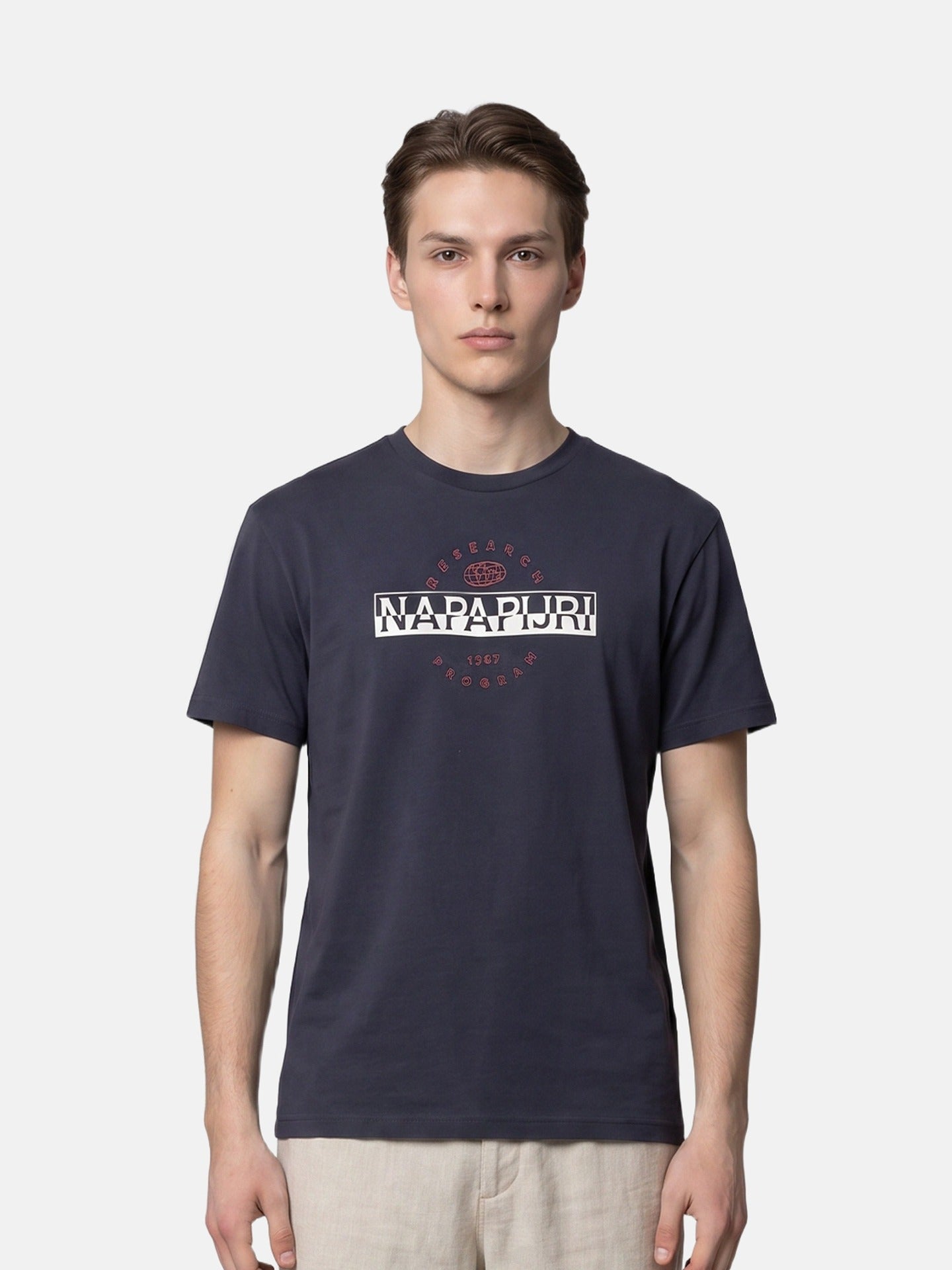 T-shirt in Cotone Blu