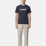 T-shirt in Cotone Blu