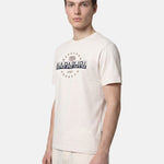 T-shirt in Cotone Beige