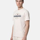 T-shirt in Cotone Beige