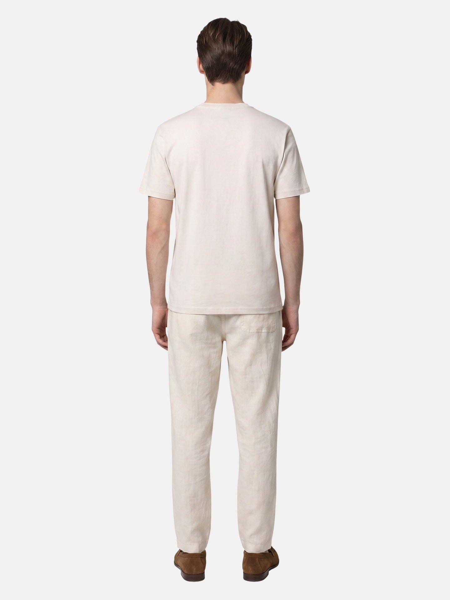 T-shirt in Cotone Beige
