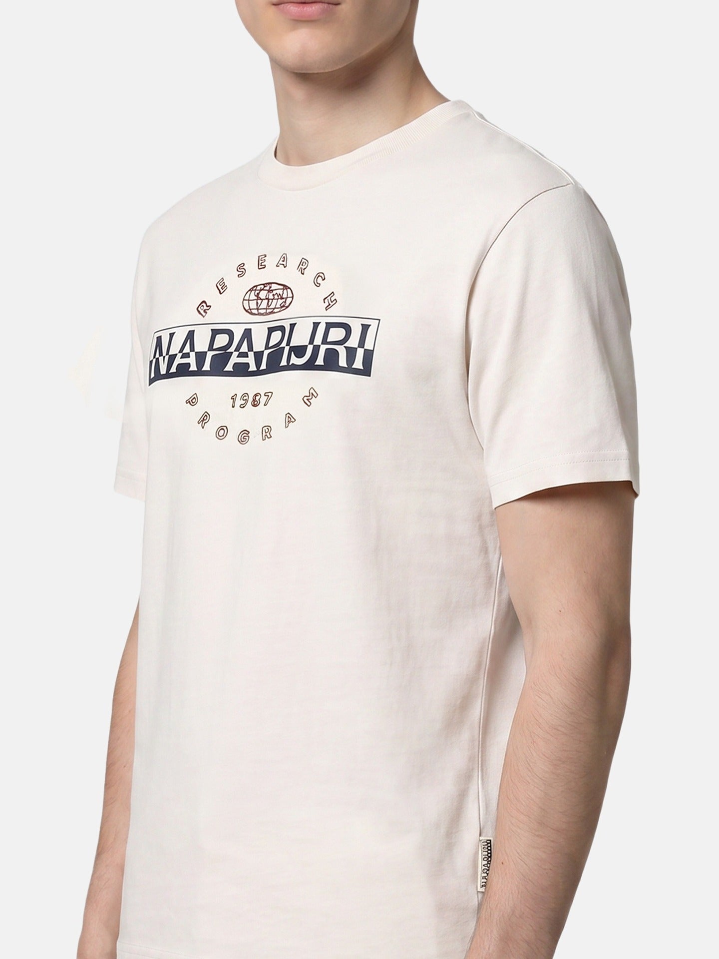 T-shirt in Cotone Beige