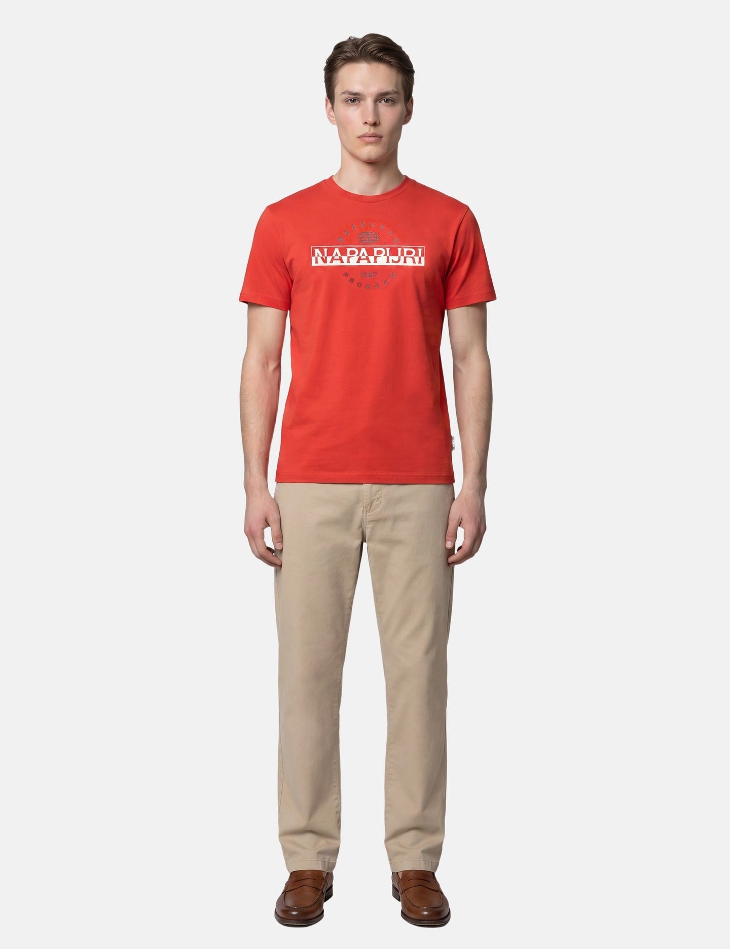 T-shirt in Cotone Rosso