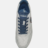 Sneakers Platform in Pelle Grigio