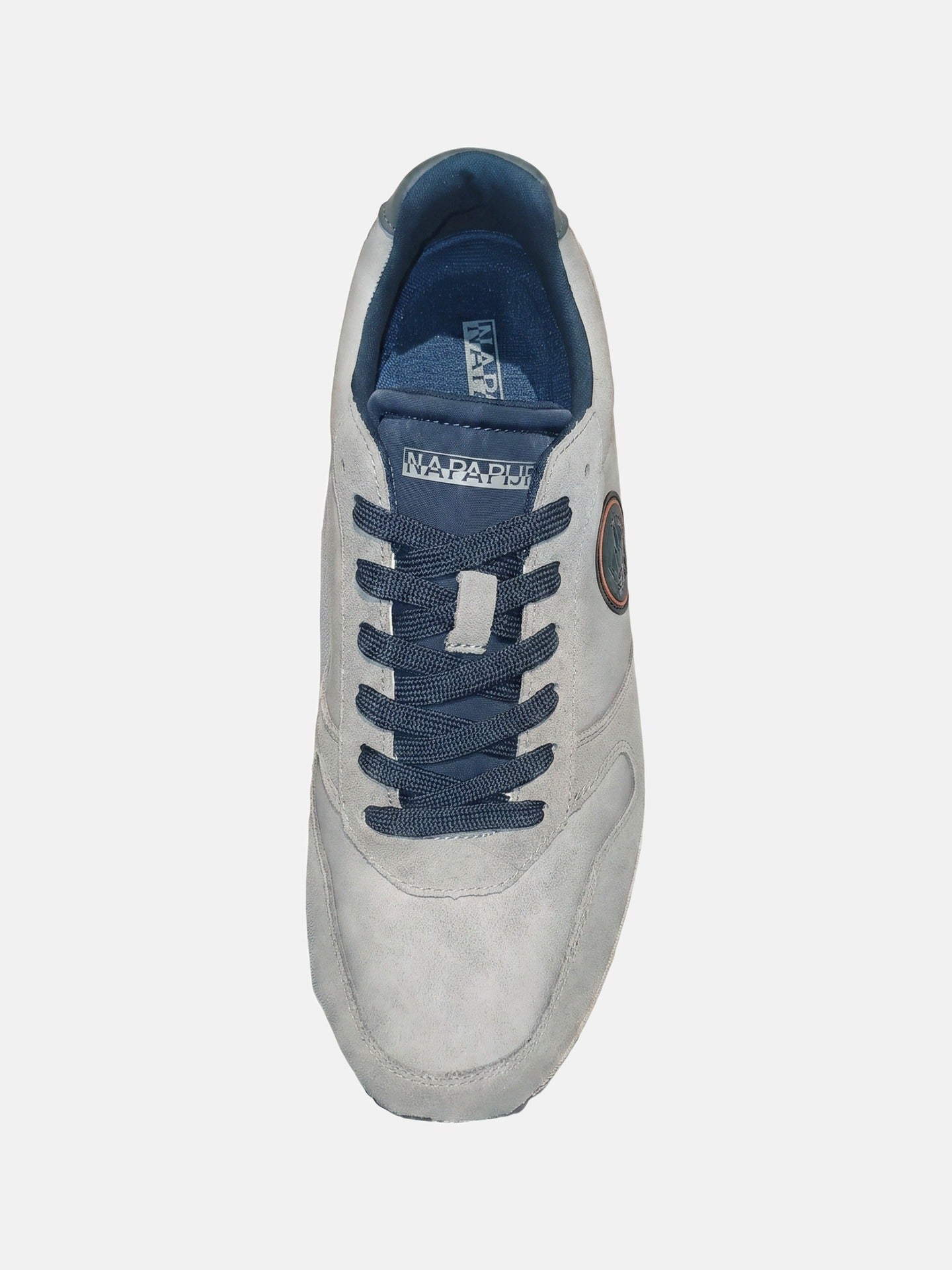 Sneakers Platform in Pelle Grigio