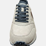 Sneakers Platform in Pelle Grigio