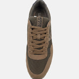 Sneakers Platform in Pelle Vegana Marrone