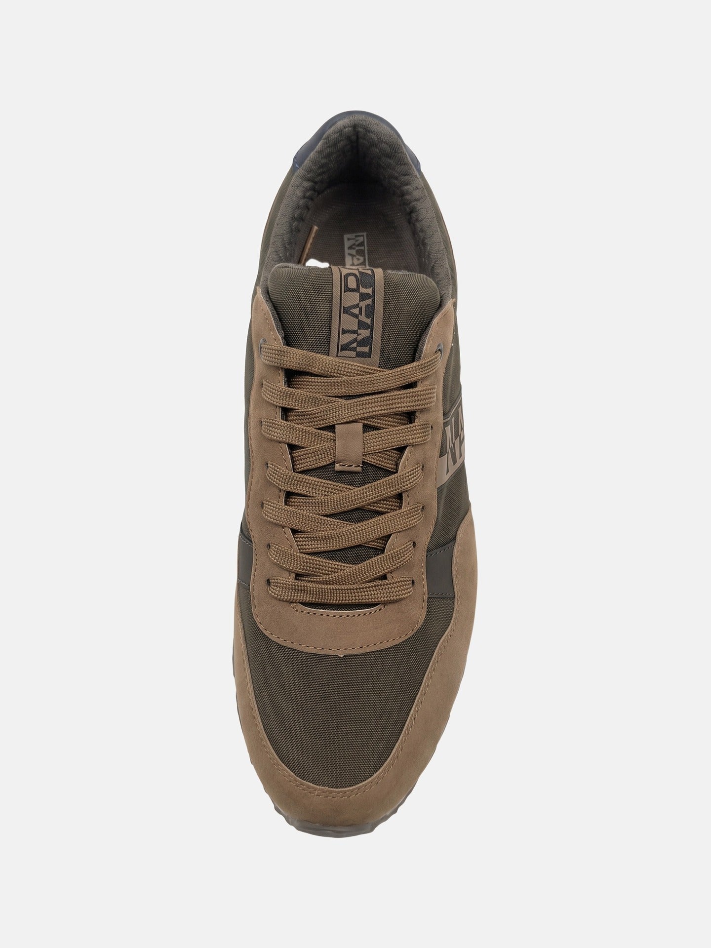 Sneakers Platform in Pelle Vegana Marrone