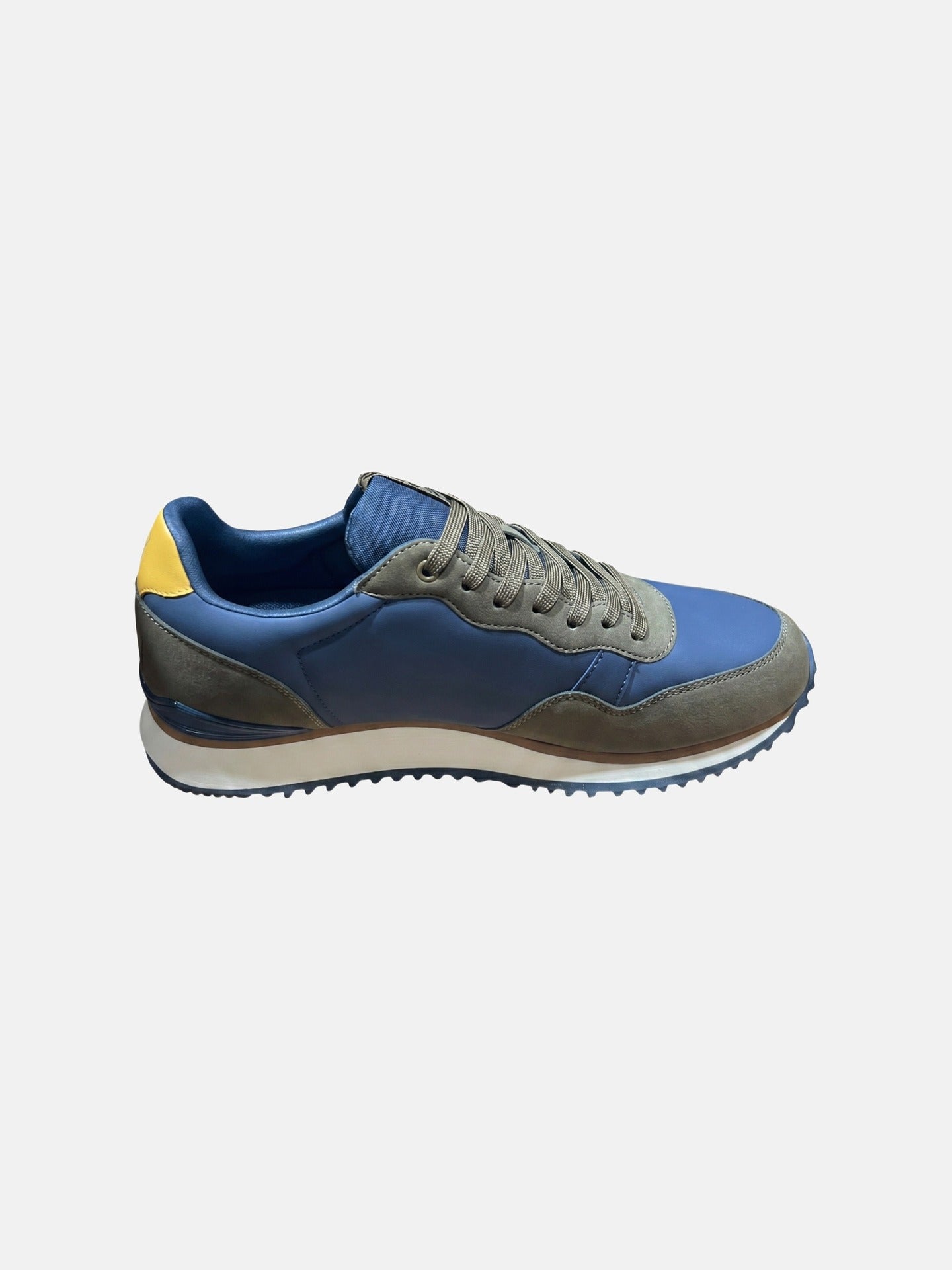 Sneakers Platform in Pelle Vegana Marrone