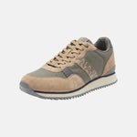Sneakers Platform in Pelle Vegana Marrone